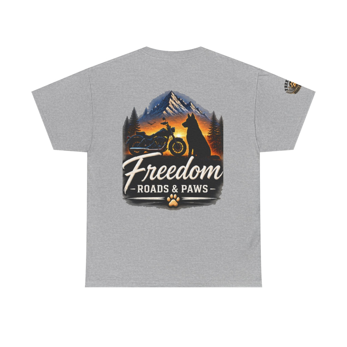 Freedom Ride T‑Shirt — Vintage Motorcycle 'Ride Free or Live Long' Graphic (Copy)