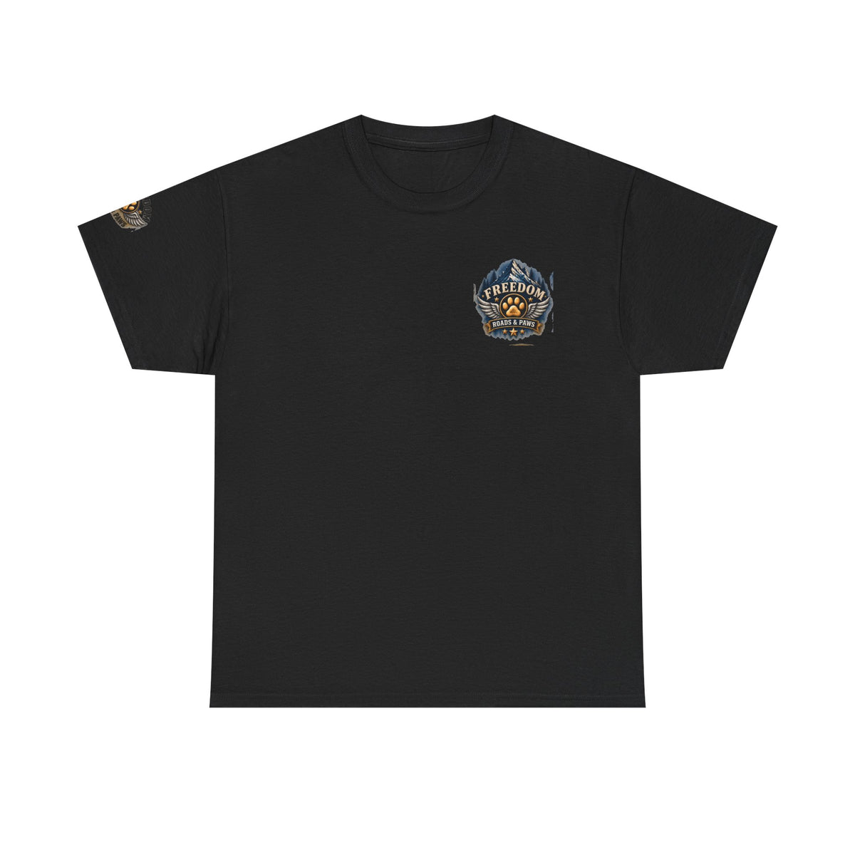 Freedom Ride T‑Shirt — Vintage Motorcycle 'Ride Free or Live Long' Graphic (Copy)
