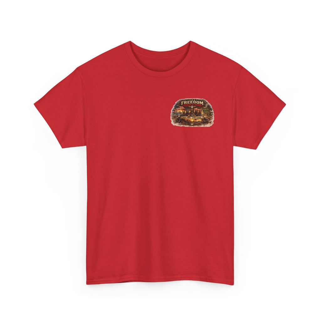 Copy of Freedom Ride T‑Shirt — Vintage Motorcycle 'Ride Free or Live Long' Graphic