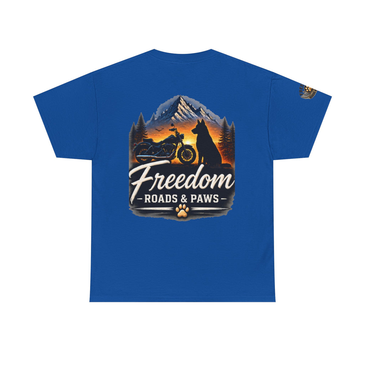 Freedom Ride T‑Shirt — Vintage Motorcycle 'Ride Free or Live Long' Graphic (Copy)