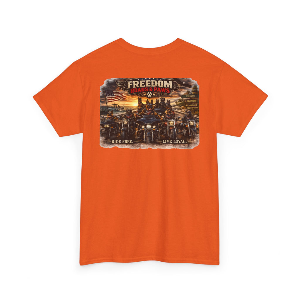 Copy of Freedom Ride T‑Shirt — Vintage Motorcycle 'Ride Free or Live Long' Graphic