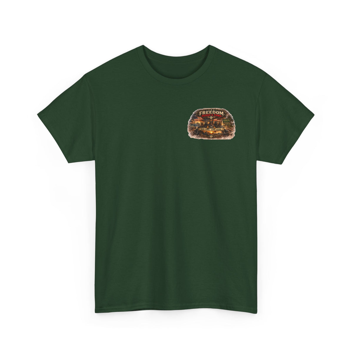 Copy of Freedom Ride T‑Shirt — Vintage Motorcycle 'Ride Free or Live Long' Graphic