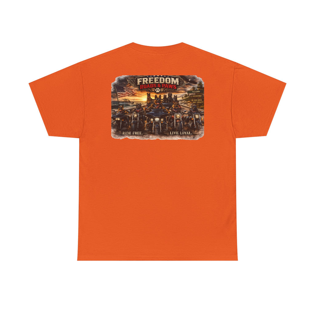 Copy of Freedom Ride T‑Shirt — Vintage Motorcycle 'Ride Free or Live Long' Graphic