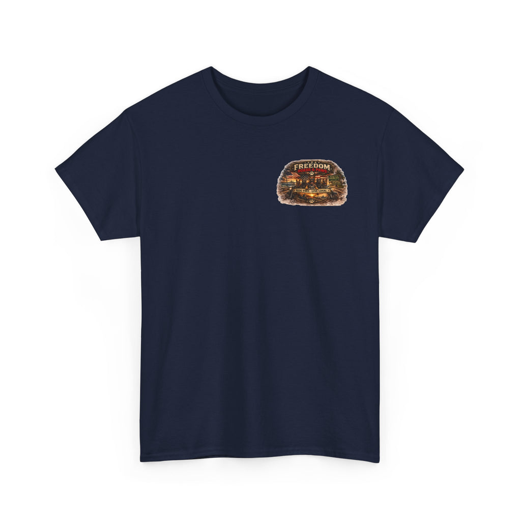 Copy of Freedom Ride T‑Shirt — Vintage Motorcycle 'Ride Free or Live Long' Graphic